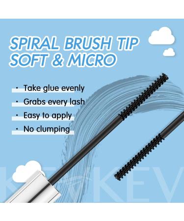 KevKev Eyelash Glue for Cluster Lashes - 10ml Black Quick Dry Super Strong Hold with Remover & Cotton Swabs - Buy Online on GoSupps.com