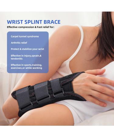 Offtrte Carpal Tunnel Splint | Adjustable Wrist Brace for Pain Relief - Supports Men & Women Right & Left Hands - Buy Online on GoSupps.com