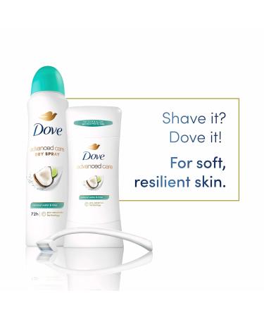 Dove Antiperspirant Deodorant Dry Spray Coconut Water & Lime - 3ct | Skin Repair Odor Control Sweat Protection - Pro Ceramide Technology - Buy Online on GoSupps.com