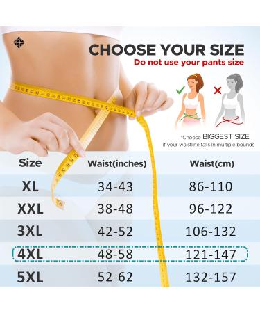 Plus Size Lower Back Brace 4XL | Lumbar Support Belt for Pain Relief | Under Clothes Back Support for Men & Women | Ideal for Big & Tall | Obese & Oversized Back Support 48-55 inch - Buy Online on GoSupps.com