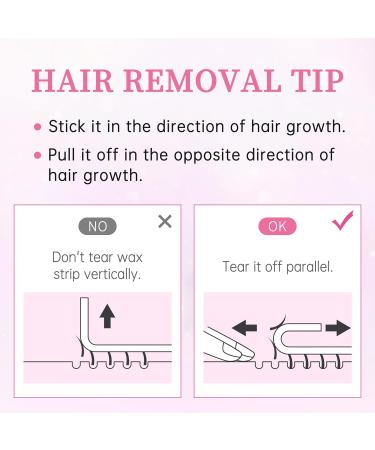 Eyebrow Wax Strips Cold Waxing Strip for Eyebrow Ready to Use 24pcs Double Side Strips for Home and Traveling - Buy Online on GoSupps.com