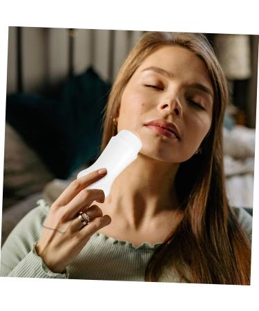 Healeved 1pc Volcanic Stone Oil-absorbing Ball Skin Rolling Volcano Oil- Absorbing Roller White Volcanic Rock 7.5x3cm White - Buy Online on GoSupps.com