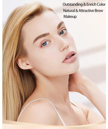 Lestpola Waterproof Long Lasting Smudge Resistant Liquid Eyebrow Mascara Tinted Eyebrow Gel Volumizing Enhancing Eyebrow Mascara with Eyebrow Shaving Brush 03 Brown - Buy Online on GoSupps.com