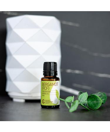 Shop Rocky Mountain Oils Bergamot Essential Oil FCF - Natural Aromatherapy for Diffusers Massage Therapy & Skin Care - 15ml - Buy Online on GoSupps.com