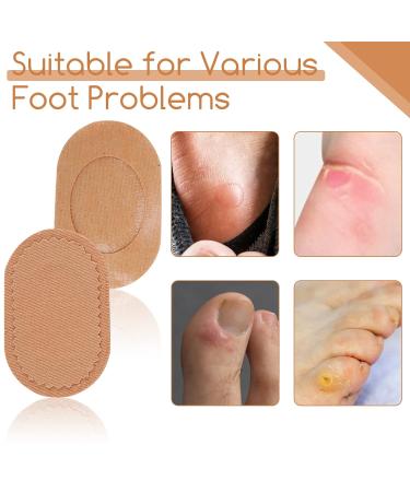 SmartMaster Bunion Cushions Pad 18 Pcs - Bunion Protector Pads for Foot Pain Relief - Self Adhesive Toe Fabric - Anti Friction & Heel Pain Reduction - Beige - Buy Online on GoSupps.com