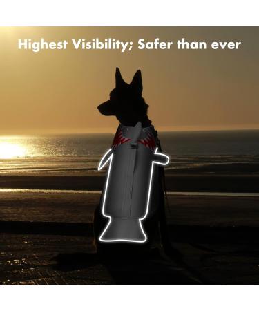Easilywinlife XL Dog Vest - Adjustable Ripstop Life Jacket with High Buoyancy Rescue Handle & Reflective Strip for Dogs (79 99 cm Gray) - International Shipping Available - Buy Online on GoSupps.com