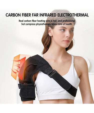 Buy Electric USB Heating Shoulder Wrap - Adjustable 3D Massager with Soothing Heat for Pain Relief - Ideal for Left & Right Shoulder - Buy Online on GoSupps.com
