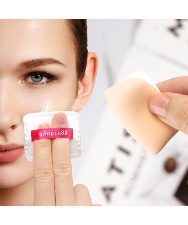 Powder Puff Wet Dry Makeup Tool Triangle Makeup Puff for Liquid Foundation Powder & Cream Concealer (4 Pieces) - Versatile Air Cushion Puff - Buy Online on GoSupps.com