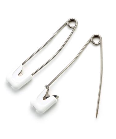 Prym Safety Pins Stainless Steel White 55 mm 55 mm White