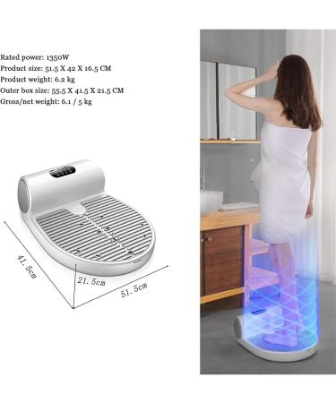 Full Body Dryer Machine 1350W Air Shower Electric Body Dryer Heater Waterproof Negative Ion Skin Care Machine Touch Panel for Gym Golf Foot Bath Center Household - Buy Online on GoSupps.com