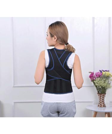Adjustable Posture Corrector for Adult Back Straightener Braces Lumbar Support Straight Black M - Buy Online on GoSupps.com
