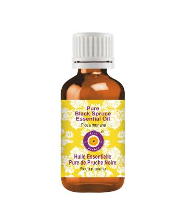 d ve herbes Black Spruce Essential Oil (Picea Mariana) Pure | Non-Sticky | Non-Greasy | Lightweight | Men & Women | All Skin Types | Steam Distilled 15ml (0.5 oz)
