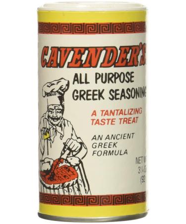 Cavender's All Purpose Greek Seasoning - 3.25 oz (pack of 2)- 3.25 Ounce (Pack of 2)