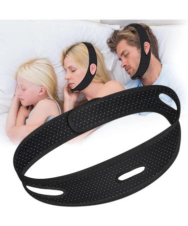 Anti Snoring Chin Strap - Anti Snoring Devices Reducing Relief Stop Snoring Adjustable & Breathable Stop Snoring Chin Strap Stop Snoring Solution