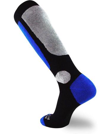 Pure Athlete Ski Socks - Men & Women - 3 Pairs - Large-X-Large - Blue - Buy Online on GoSupps.com