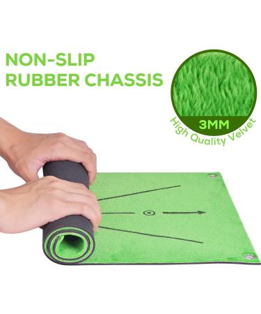 Swing Detection Golf Training Mat - Improve Your Swing Path with Shock Absorbent Base - Indoor/Outdoor Golf Practice Mat - Buy Online on GoSupps.com