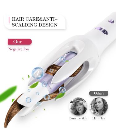 Automatic Hair Curler Wand - 3 Temps Fast Heating Auto Shut-Off | Best International Shipping - Buy Online on GoSupps.com