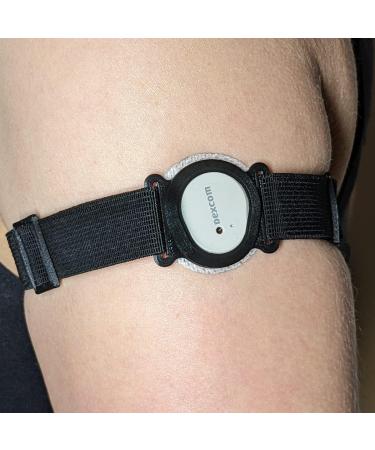 Diababrothers DexCom G7 Fixing Band | Adjustable Black Bracelet Holder Size M (25-35 cm) | International Shipping Available - Buy Online on GoSupps.com