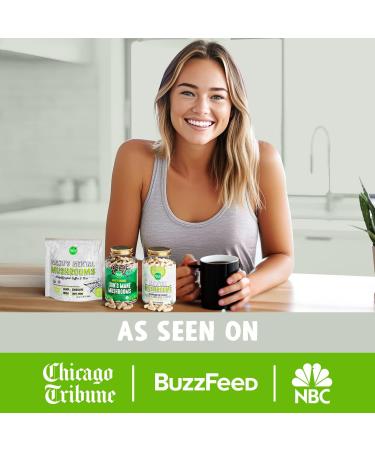 Mental Mushroom Powder Extract - Lions Mane, Chaga, Reishi, Cordyceps - Immune System Booster & Brain Supplement - Buy Online on GoSupps.com