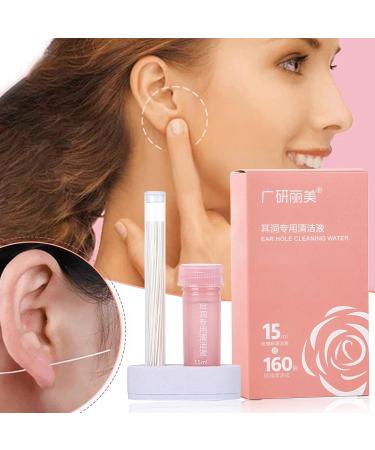 Ear Hole Cleaning Liquid 15ML - Anti-Blocking Care for Beautiful Ears | Stone Remover Camera | One Size - Buy Online on GoSupps.com