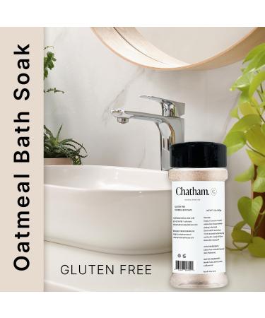 Chatham Oatmeal Bath Soak 12oz | Gluten-Free Colloidal Oatmeal for Dry Itchy Skin Relief | Gentle & Safe for All Ages - International Shipping Available - Buy Online on GoSupps.com