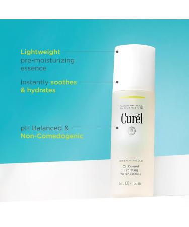 Curel Oil Control Japanese Skin Care Hydrating Water Essence For Oily to Dry Sensitive Skin Hydrating Face Moisturizer Fragrance Free 5 Oz Oil Control Toner - Buy Online on GoSupps.com