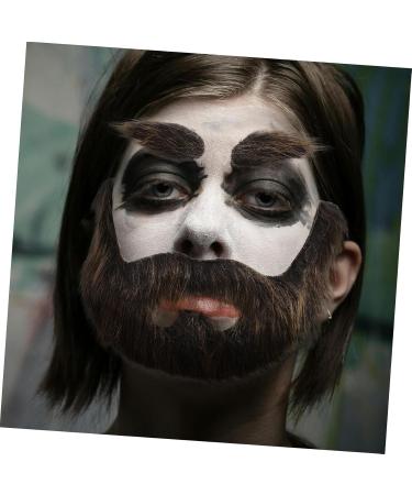 OHPHCALL 5 Sets Beard Dress up Full Beard Mustache Viking Costume Fake Mustache Beards Faux Beard Prop Plush 20.00X13.00X0.50CMx5pcs Multix5pcs - Buy Online on GoSupps.com