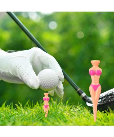 Bikini Golf Tees Set - 12 Colorful 8cm Plastic Tees for Men and Women, Funny Golf Accessories for Training and Gifts - Buy Online on GoSupps.com