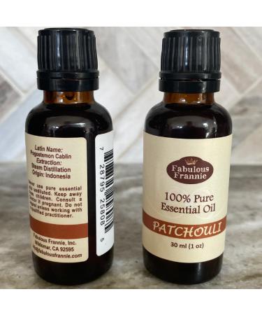 Fabulous Frannie Patchouli Essential Oil 30ml - Pure Natural & International Shipping - Buy Online on GoSupps.com