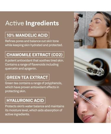 facetheory Mandelibright Serum S7 - Mandelic Acid Serum with Green Tea and Niacinamide | 1.0 fl oz - Buy Online on GoSupps.com
