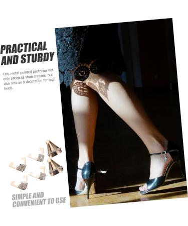 Pointed Toe Heel Replacement Tips - 3 Pairs Cowboy Boot Covers & High Heel Metal Tip Set - Buy Online on GoSupps.com