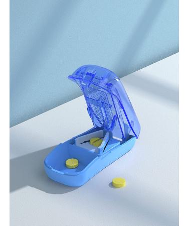 Pill Cutter with Blade Guard - VVM Pill Splitter for Small or Large Pills, Vitamins, Tablets - Medicine Cutter - Buy Online on GoSupps.com
