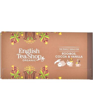 English Tea Shop Rooibos Chocolate Vanilla Organic 20 Sachet Tea Bags (Pack of 3) - Buy Online on GoSupps.com