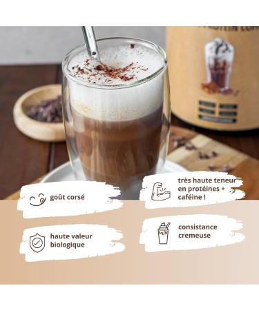 Nutri + Protein Iced Coffee Chocolate Brownie - Vheypresso protein coffee with caffeine 800 g - lactose + gluten free chocolate powder - ideal for muscle building - Buy Online on GoSupps.com