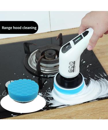 Electric Scrubber for Cleaning | Electric Rotating Scrubber for Bathroom Cleaning Electric Shower Brush Home Cleaning Tool for Bathroom Bathtub - Buy Online on GoSupps.com