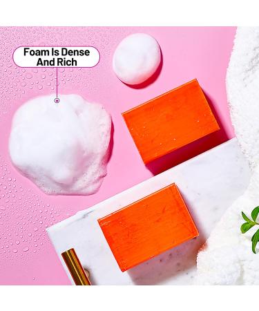 Papaya Saffron Soap Bar - Anti-Aging Moisturizing & Oxidation Repair Skin Care | 120g - Buy Online on GoSupps.com