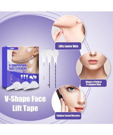 Oh K! Face Lift Tape 60 Pack - Waterproof Face Lift Stickers for Wrinkles, Double Chin & Sagging Skin - Buy Online on GoSupps.com