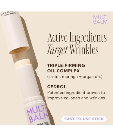 The Face Shop Wrinkle Care Multi Balm - Anti-Wrinkle Moisturizer for Fine Lines & Neck | Korean Skin Care with Castor Moringa & Argan Oil - Shop Internationally - Buy Online on GoSupps.com