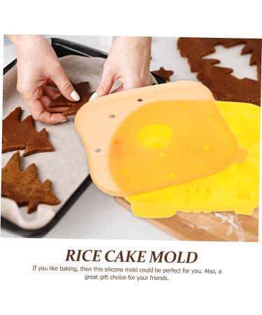 Alipis Baking Tools Silicone Molds Decorative Food Mold Ice Cube Tray Baby Food Mold Pudding Mold Flexible 15X12X3cm Yellow - Buy Online on GoSupps.com