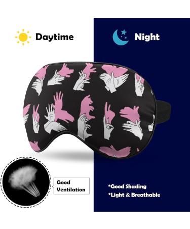 Shadow Hand Sleep Mask - Adjustable Eye Cover for Sleeping & Travel - Blocks Light for Men & Women - Buy Online on GoSupps.com