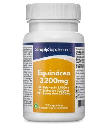 Echinacea 3200mg - 120 Tablets - Suitable for Vegans - 4 Months Supply - SimplySupplements