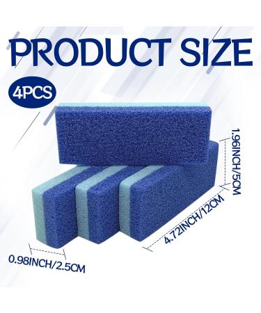 Pumice Stone for Feet 4 Pcs Pumice Stone Double Sided Foot Scrub Suitable for Home and Beauty Salons Foot Pumice Stone Hard Skin Callus Remover and Scrubber Foot Pumice Stone for Feet - Buy Online on GoSupps.com