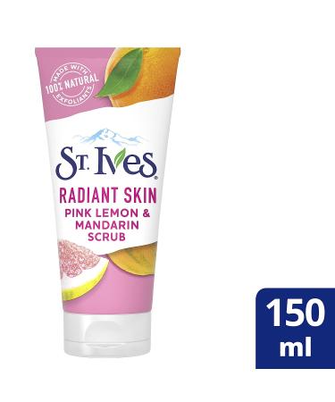 St Ives 150ml Radiant Skin Pink Lemon & Orange Scrub - Exfoliating Facial Scrub for Brighter Skin - Buy Online on GoSupps.com