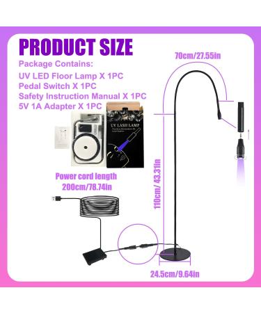 Lash Light Lamp for Eyelash Extensions | Fast Glue Curing UV LED Light for Lash Techs | International Shipping Available - Buy Online on GoSupps.com