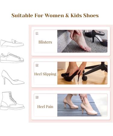 CB 4 Pairs Cloth Surface Sponge Inserts - Invisible Slim Insoles for Women's Shoes 5-8, Style A Nude & Black - Ball of Foot Pain Relief & Arch Support - Buy Online on GoSupps.com