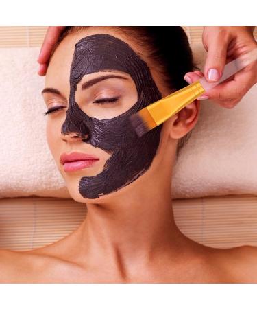 20 Soft Face Mask Brushes with Clear Plastic Handle - Ideal for Face & Eye Masks - Perfect for Mud Masks - Buy Online on GoSupps.com