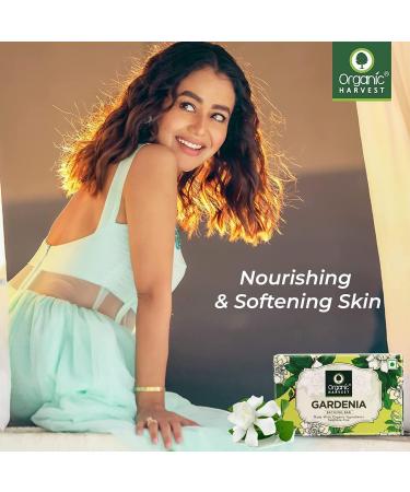 Organic Harvest Lily of The Valley & Gardenia Bathing Bar Combo | 250g | Moisturising Cleansing Paraben & Sulfate Free | International Shipping Available - Buy Online on GoSupps.com