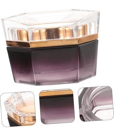 Healeved Cream Jar Glass Cream Container Travel Size Containers Travel Size Jars Skincare Containers Cosmetic Jar Empty Cosmetic Container Small Containers with Lids Powder Container - Buy Online on GoSupps.com