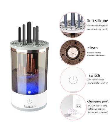 CROKZ Electric Makeup Brush Cleaner USB Cosmetic Brushes Cleaner Cleanser Tool for Brushes Brush Cleaner Fit for All Size Makeup Brush Gift for Women Wife Friend Valentine's Day/833 - Buy Online on GoSupps.com