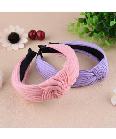 SIQUK 18-Piece Multicolored Top Knot Turban Headbands for Women - Buy Online on GoSupps.com